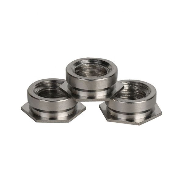 Customized Self Locking Hexagon Clinch Nuts Flush Mount Nuts Stainless Steel