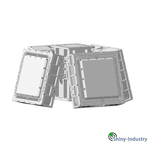 Two Dimensional Four Sided Array Surveillance Radar for Security Warning and Protection
