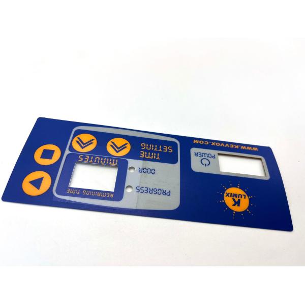 透明窓ディスプレイ付き ポリエステル カスタムプリント デジタル膜キーボード