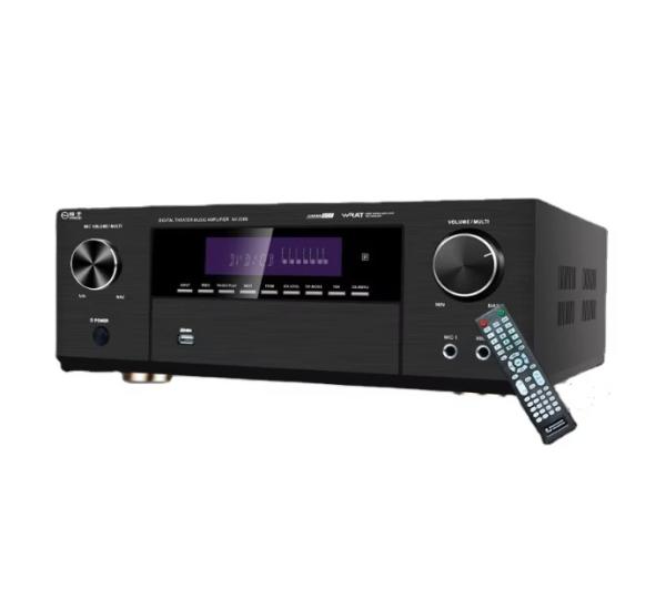 5.1CH 5600W Pro Power Amplifier, BT Wireless WiFi, Dolby HDMI Optical Coaxial, for Home Theater KTV
