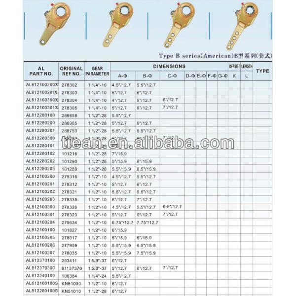 manual slack adjuster KN44041 auto parts truck parts brake parts