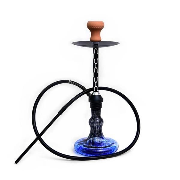 Кальян Shisha стекла легирующего металла кальяна KTV шланга силикона одиночный алюминиевый