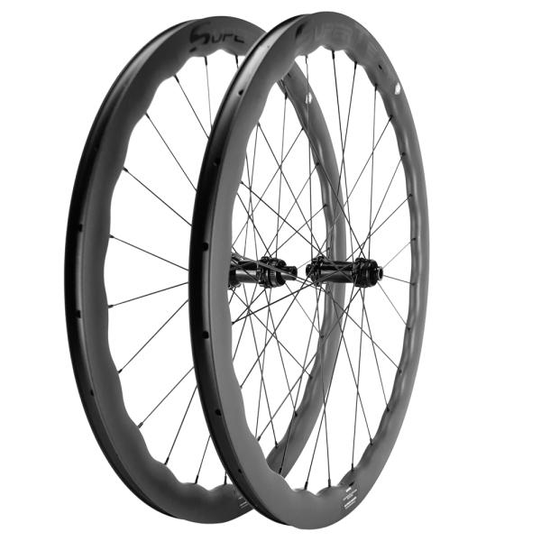 Superteam personalizado 25mm Largura 45mm Profundidade Clincher Carbono rodas de bicicleta