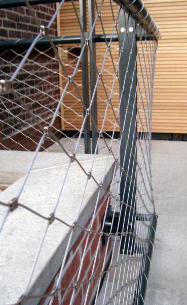 stainless steel 304/316 wire rope mesh fence,Stair handrail Decorative Guardrail mesh