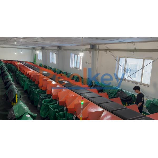 Système de tri des paquets hautement automatisé pour le tri par courroie transversale