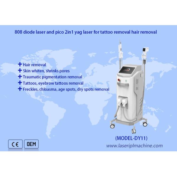 Мультифункциональная 3 в 1 808nm диодная лазерная эпиляция эпиляция татуировки