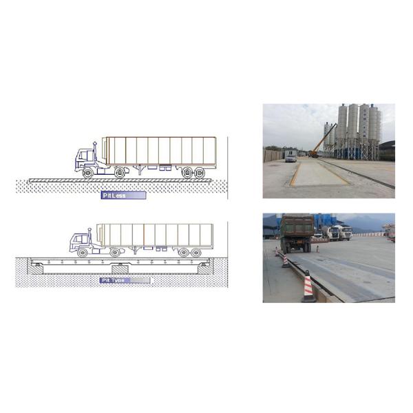 High Precision 100 Ton Type Digital Truck Scales , Truck Weighing Systems