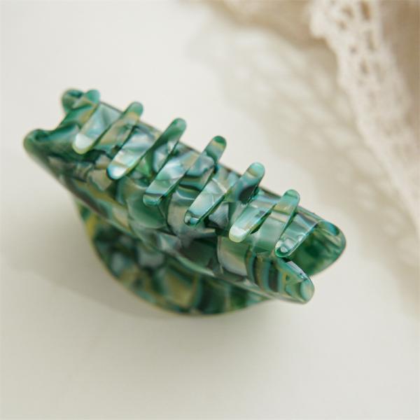 French acetic acid hair clip women accessories temperament shark large back hair clip headwear