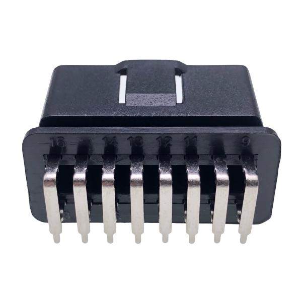 Pins Qty 16p OBDII Plug With Lock for Car Diagnostic Tool