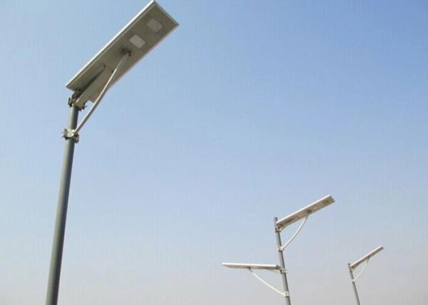 60w 64ah All In One  Solar Panel Street Light  , Solar Street Light 7200 Lumen With Battery