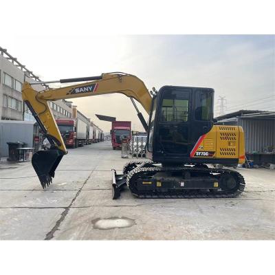 Chinese Made High Quality SANY SY75C Excavator Small 7 Tons Digger