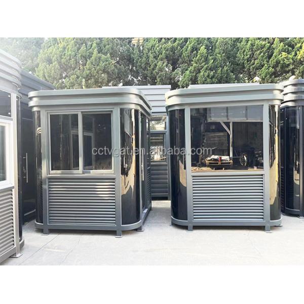 Steel Security Guard House 2000x2500mm Prefabricated Toll Booth