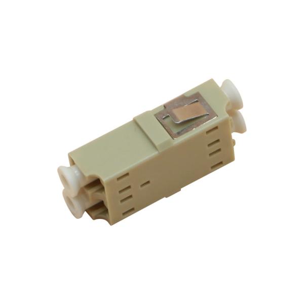 QADSC-APC-003 Plastic SC APC One Piece Type Fiber Optical Adapter Zirconia Sleeve Material