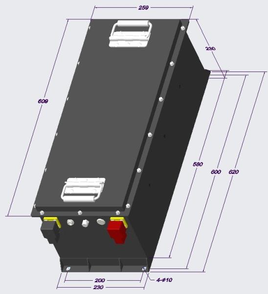60V 54Ah Golf Cart Lithium Battery Pack Smart BMS LCD Touchscreen Lithium Battery For Golf Carts