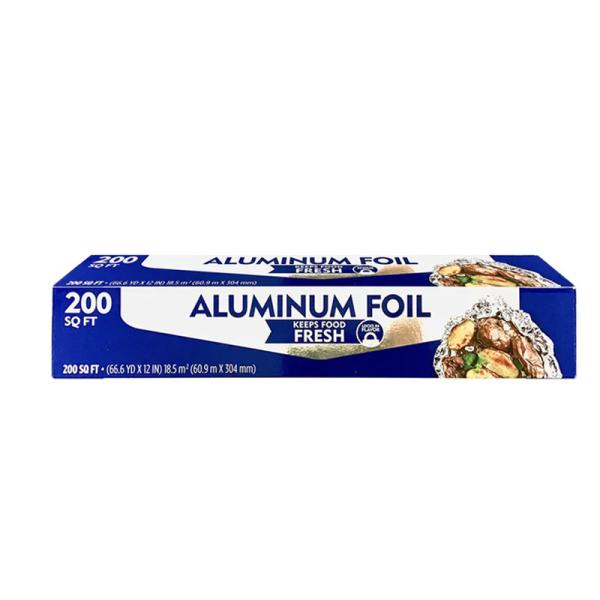 Household Heavy Duty Aluminum Foil Roll Sheets With Cutter