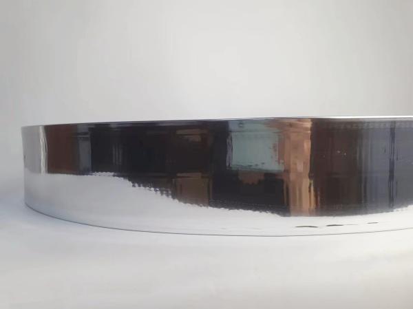 High Aluminum Hardness Aluminum Trim Cap With Mirror Silver Finish And Aluminum Alloy Coil