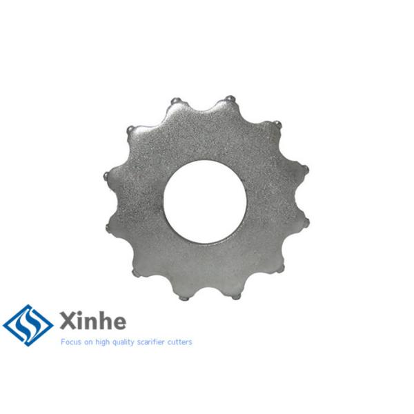 炭化物の鋼鉄ボディ材料との12の歯の端TCTのカッター亜鉛銀の終わり