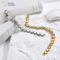 Bracelet Diamond Zircon For Women Men d'or de l'étoile 18k de pentagone étoilé de bijoux