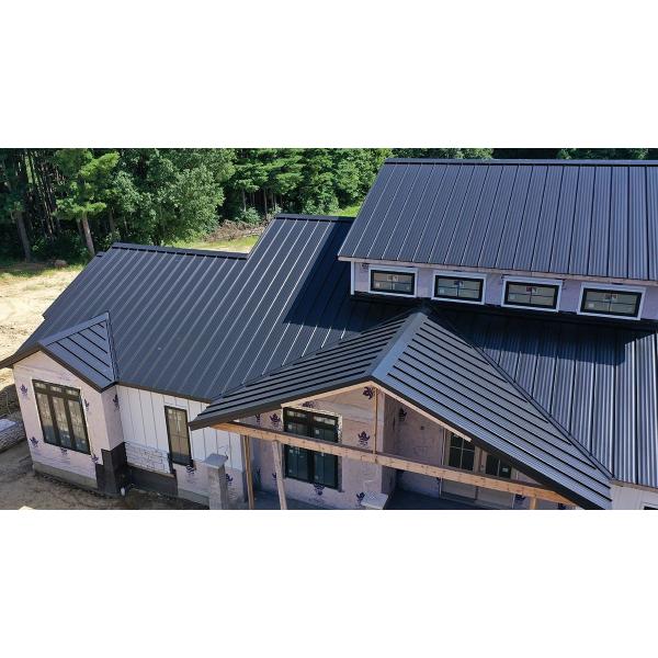 RAL9005 Черный цвет крыша здания вилла Металлическая цветная крыша 40-летняя гарантия высокопроизводительный лист PPGI Z180 PPGL AZ150