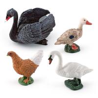Brinquedos de animais de fazenda Pato Galinha Ganso Cisne Para imaginação e criatividade 3 anos e mais
