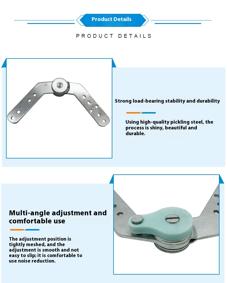 Sofa Accessories Bed Accessories Sofa Headrest Mechanism Furniture Adjuster Mechanism Hinge Hardware Sofa Headrest Hinge