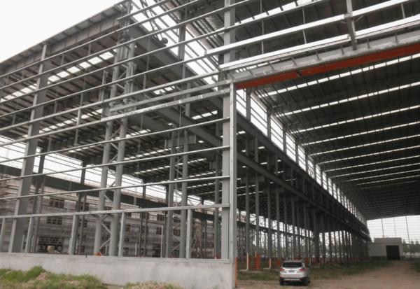Pre-Engineered Steel Structural Frame Mechanical Parking Garage Carport