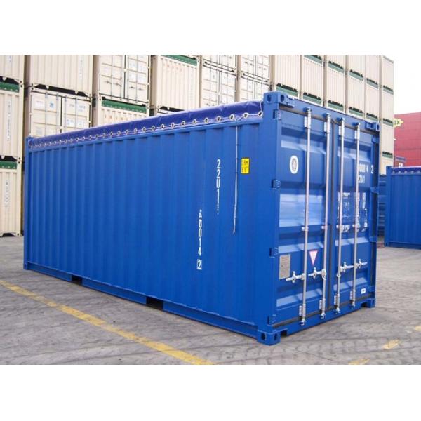40ft Open Top Shipping Containers with Soft Type PVC Tarpaulin Roof Cover in Excellent Condition