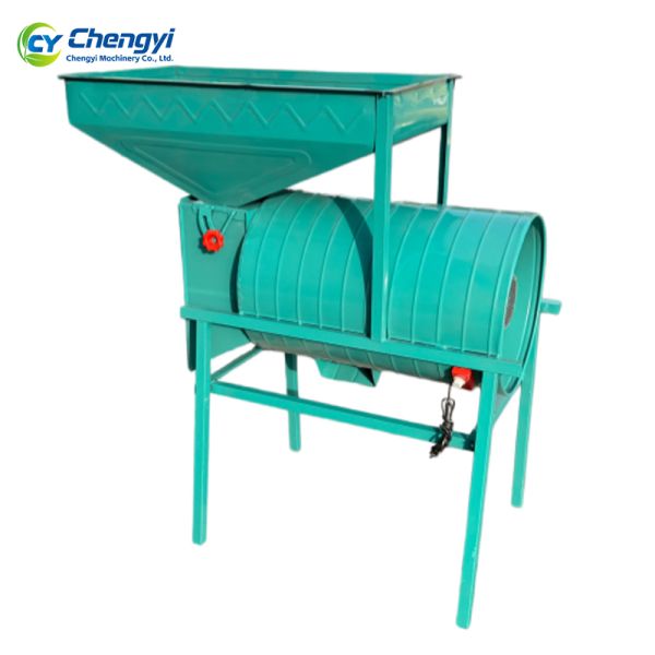 Gasoline Grain Blower Seed Cleaning Machine For Off Grid Farm Diesel Motor Use