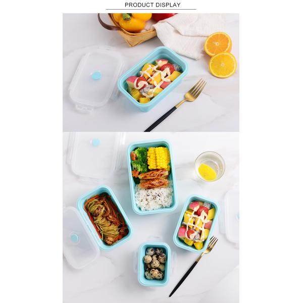 Коробка для завтрака Bpa свободная 550ml 1L 3L располагаясь лагерем складная