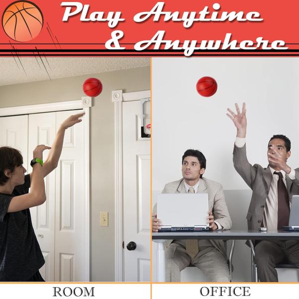 Kids Room Basketball Game Gifts Toys Age Range 8 to 13 Years Indoor Mini Basketball Hoop Balls Net