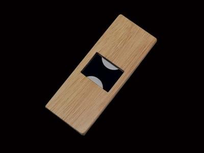 Engrave Rubber Wooden Card Beer Bottle Opener,Kitchen accessories, rubber wood and stainless steel made, wooden card bee