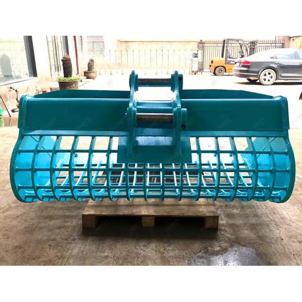 Q355 1-50t Excavator Customized Grids Mud Bucket Profile Shaker Bucket