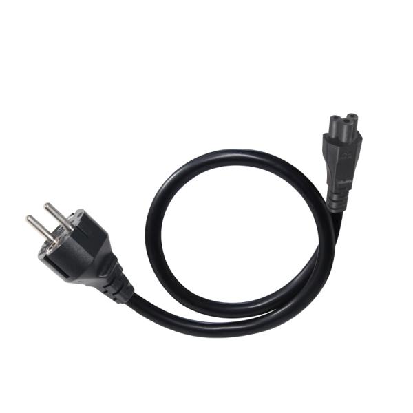 EU Schuko à C5 câble d'alimentation 3 noyau 1.5M 250V pour adaptateur d'ordinateur portable