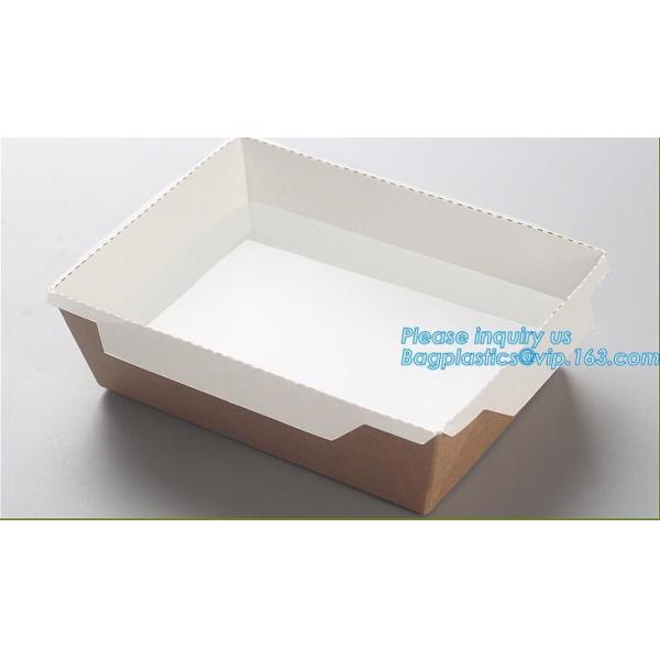 Disposable brown kraft paper boat paper food tray,Latest design food grade cardboard food fold paper boat trays bagease