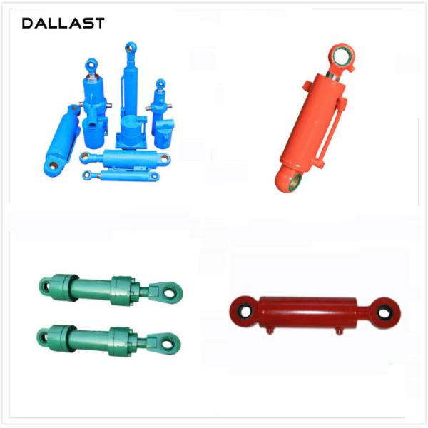 Welded Hydraulic Cylinders Double Acting Chrome , Hydraulic Oil Cylinder