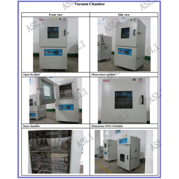 Metal Materials Heating Treatment High Temperature Low Vacuum Test Chamber