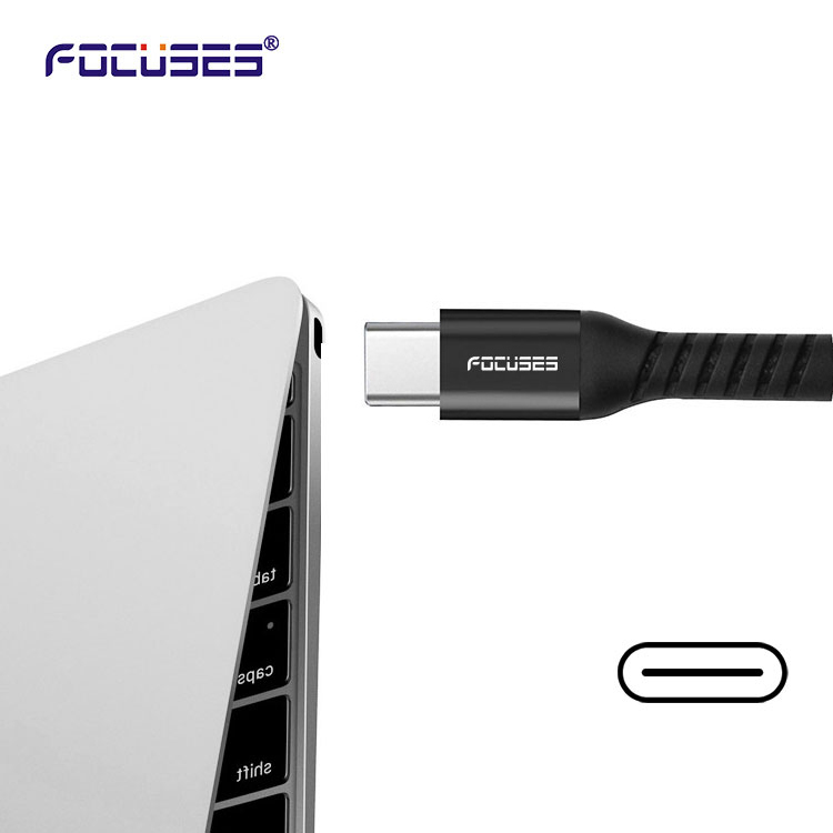 Durable Nylon Braided Charging Cable PD 60W 5Gbps USB C Cable