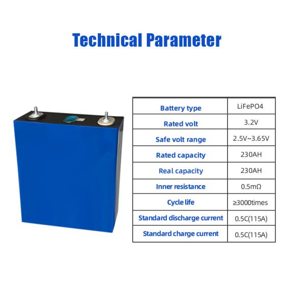 EVE 3.2V 230Ah Lithium Ion Battery Cell - Poland Warehouse Stock Lifepo4 Prismatic Battery for Home Solar