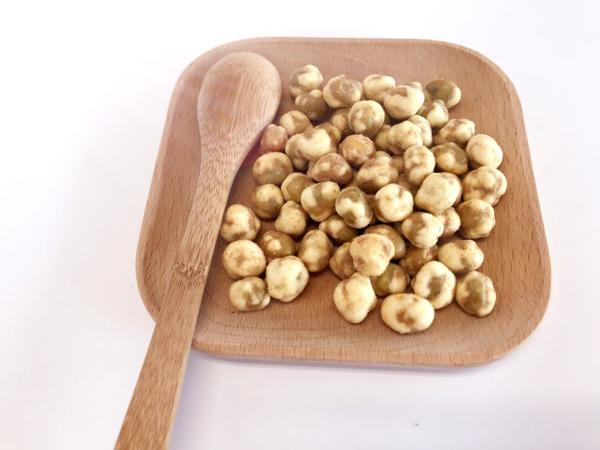 Halal/Haccp secou o alimento cozido crocante do petisco das ervilhas de verde do sabor de Wasabi/BARBECUE/Spicy e friável natural Roasted da porca