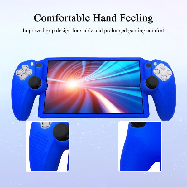 Soft Silicone Anti-Slip 3D Points Silicone Protective Case for PS Portal  Remote Player