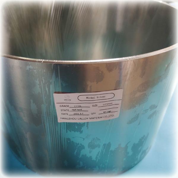 Прокладка серебра никеля ASTM B122 C7701 яркая поверхность