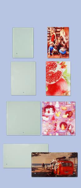 Blank Coated Sublimation Glass Photo Frame Sleek And Modern Design