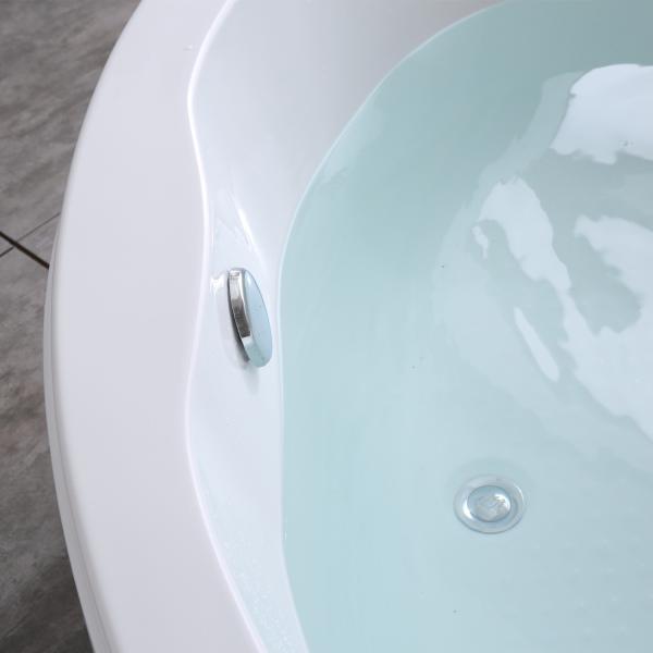 Acrylic Corner Bathtub with Skirt Legs Disassembled Panel Tub Perfect ' Requirements