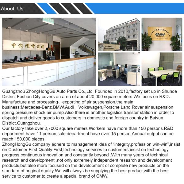 Правый передний амортизатор удара подвеса воздуха на Порше 970 Panamera 97034305208 97034305209