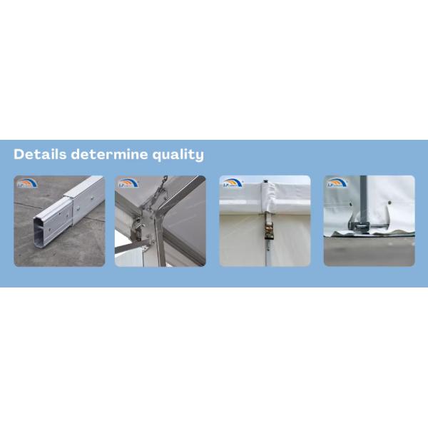 Customized Size Aluminum Stretch Foldable Waterproof Marquee Tent For Outdoor Events Event Marquee Tent