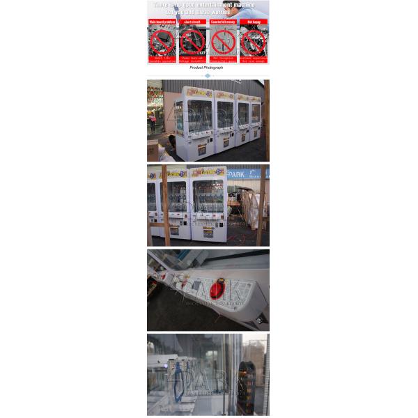 Key Master Arcade Doll Vending Crane Game Machine For Shopping Mall