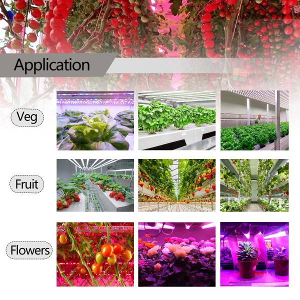 60W Hydroponics LED Grow Tube 120cm Good Heat Dissipation