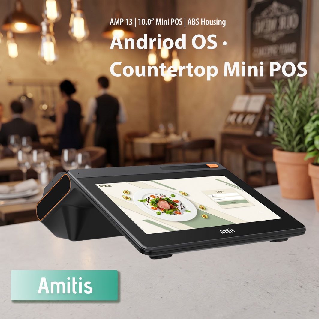 Station Based Restaurant POS Terminal With 10" Screen & DC Power Octa Core Speed