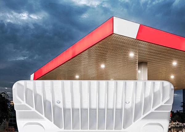 O dossel de alumínio do diodo emissor de luz do alojamento ilumina IP65 para a garagem do posto de gasolina/estacionamento