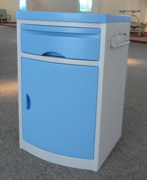 ABS Plastic Hospital Cama Médica Armário Lado Armário Com 1 gaveta